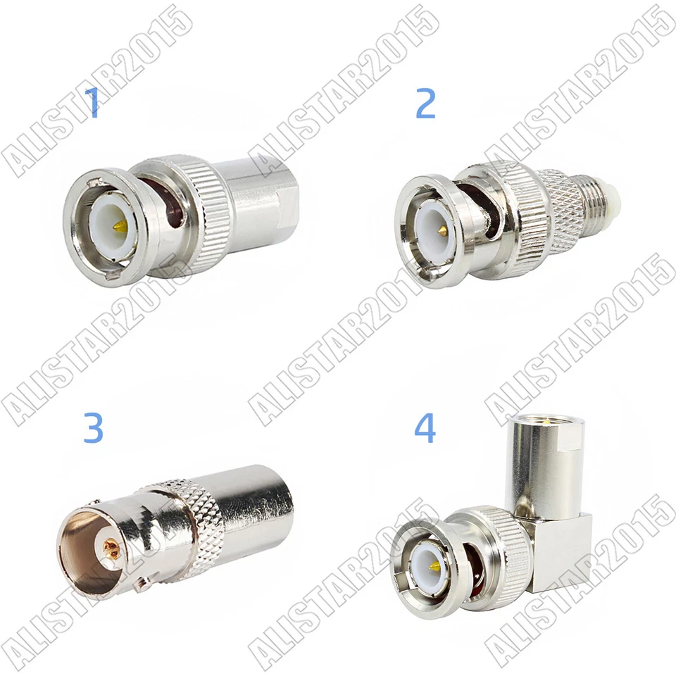 1x BNC Male Female to FME Male Female Plug Jack Adapter RF Coaxial Connector - Image 1 of 1