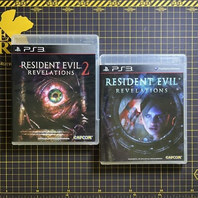 Lot 2 PS3 Biohazard Resident Evil Revelations 1 2 Asia English Complete - Image 1 of 4