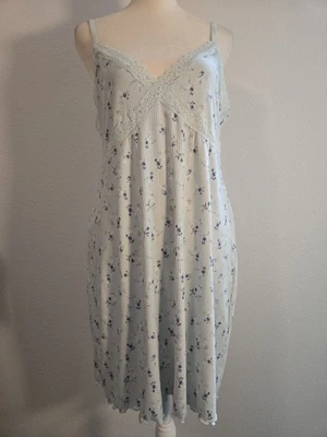 Camisón para mujer LAURA ASHLEY ribete de encaje quimise nuevo con etiquetas tela elástica talla L  Foto 1 de 4