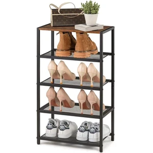 Metal 5 Tier Shoe Rack for Front Door Entrance, Entryway, and Closet Shoe Org... - Bild 1 von 7