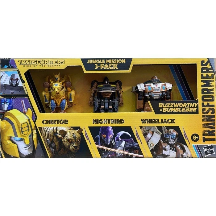 Hasbro Transformers Buzzworthy Bumblebee Jungle Mission 3-Pack - Image 1 of 1