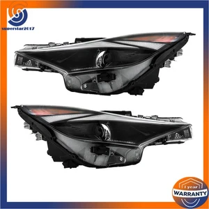 Set Headlights Fit For Hyundai Elantra 2021-2022 Halogen W/LED DRL LH & RH Pair - Picture 1 of 13