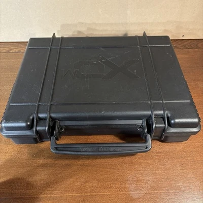 Plastic Gun Case Springfield Armory XDM 9 mm Pistol Black w Foam Insert - Image 1 of 4