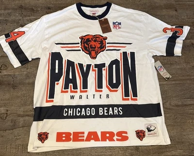 Camisa Para Hombres 2XL Chicago Bears Walter Payton Sweetness Mitchell & Ness Nueva Con Etiquetas Foto 1 de 4