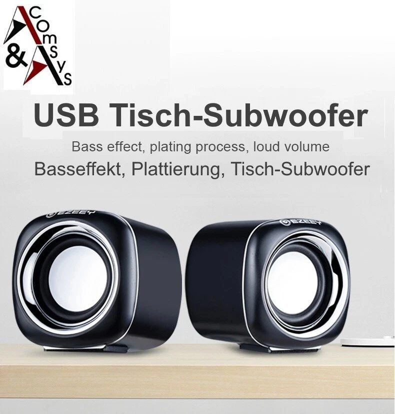 Lautsprecher Speaker Beste Details u. Design PC Laptop Handy USB Samsung 600W S1