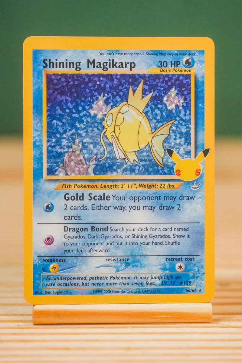 ポケモンカードゲーム　Shining Magikarp　英語版 66/64 Pokemon Celebrations Classic Collection Shining Magikarp 66/64 AGS