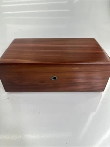 Lane Furniture Mini Wood Cedar Chest Jewelry/Trinket Box Vintage Ponca City - Picture 1 of 11