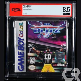NFL Blitz (Game Boy Color, 1998) PSA Graded Sealed 8.5 A++ NOT WATA CGC VGA