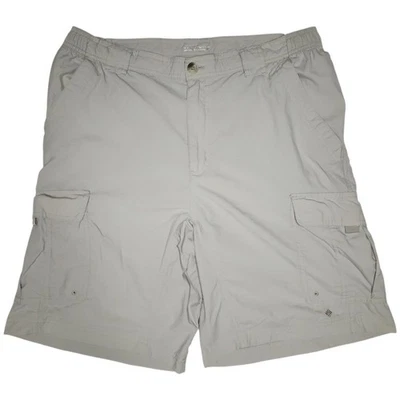 Columbia Omni Wick Cargo Shorts Womens Size M 10L Gray Nylon Hiking Outdoor - Image 1 of 4