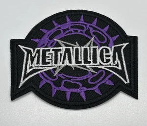 Metallica Band Patch Metal Rock Punk Ricamato Iron-On Vintage - Foto 1 di 3