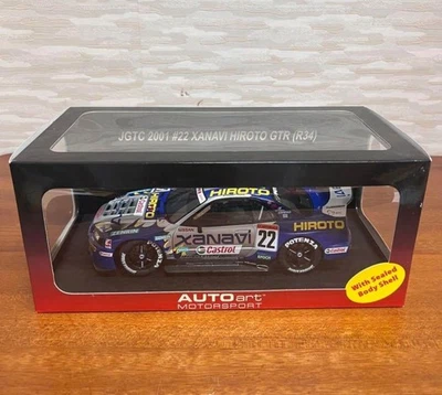 Minicar Nissan AUTOart 1/18 2001 JGTC XANAVI HIROTO Skyline GTR R34 Foto 1 de 4