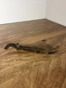 Antiker viktorianischer Gusseisen Holzofen Herd Ofen Brenner Heber Werkzeug Topfgriff - Bild 1 von 5