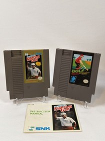 NES Golf & Lee Trevino&rsquo;s Fighting Golf - Nintendo NES - Tested & Working!