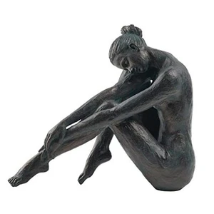 Yoga Dancer Statue Home Decoration - Resin Bronze Sculpture Modern Creative - Picture 1 of 7
