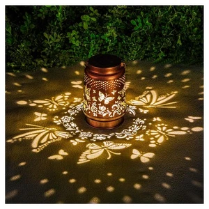 Solar Lanterns Outdoor Waterproof Butterfly Garden Decor Birthday Gifts for W... - Picture 1 of 8