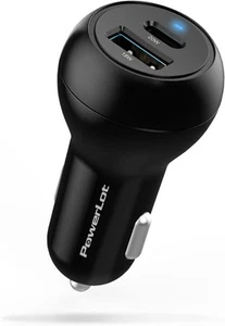 USB C Car Plug Fast Charging Adapter, 38W 2 Port Multi Charger, - Picture 1 of 6