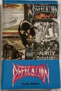 Defecation - Purity Dilution Cassette 1993 Nuclear Blast America NBA RED 6050-4 - Picture 1 of 3
