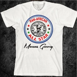 Black History Month T-Shirt Marcus Garvey Africa Malcolm X tee II - Bild 1 von 2