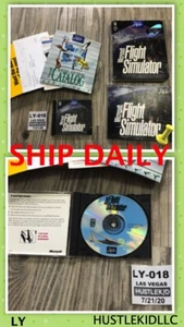 Vintage Vintage Vintage Microsoft Flight Simulator Versione 5.1 CD-ROM MS DOS 1995 Completo❄️ - Foto 1 di 8