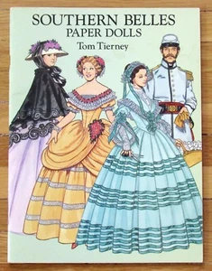 SOUTHERN BELLES Paper Dolls Tom Tierney in Full Color Uncut Dover - Picture 1 of 1