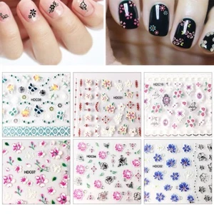NAIL ART 5 PIEZAS PEGATINA DE UÑAS + ENVÍO GRATUITO VENDEDOR DE EE. UU. - Imagen 1 de 29