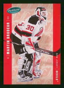 MARTIN BRODEUR 2005-06 PARKHURST 05-06 NO 287          9181