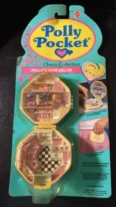 Vintage 1992 Polly Pocket Polly’s Hair Salon NEW & SEALED MOC Bluebird Compact - Picture 1 of 4