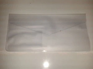 PORTA DOCUMENTI AUTO IN PVC TRASPARENTE OPACO - Foto 1 di 3