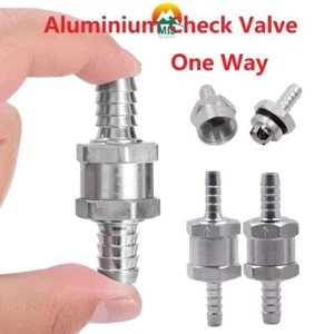 UK 6-12mm ALUMINIUM NON RETURN CHECK ONE WAY VALVE ROLLOVER BREATHER FUEL SYSTEM - Picture 1 of 14