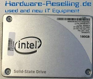 INTEL PRO SERIES 1500 180GB SSDSC2BF180A4L SSD0E38417 2,5 ZOLL SATA SSD - Bild 1 von 2