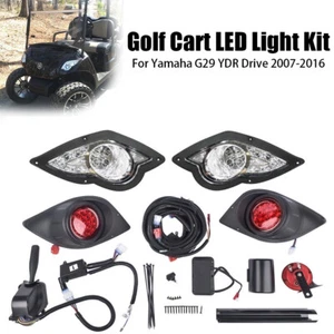 For Yamaha G29 DRIVE Golf Cart LED Head & Tail light Kit Deluxe Street Package - Picture 1 of 12