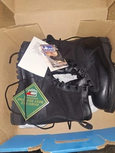 NEW Matterhorn Boots Men's Black Leather Gore-Tex Non-insulated Waterproof 5.5W - Picture 1 of 9