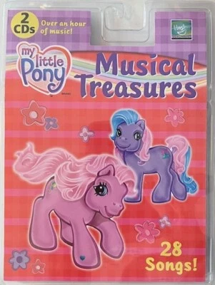 My Little Pony Musical Treasures 2CD NEW! with 28 songs! Hasbro - SEALED - Image 1 of 2