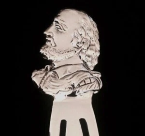 Sterling Silver Shakespeare collectable Bookmark Letter Opener Readers Gift - Picture 1 of 9