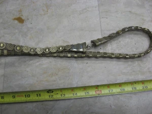 Vintage geflochtenes Metall Damen Deko Gürtel - Bild 1 von 5