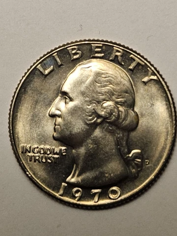 1970 D Washington Quarter (BU) Cover
