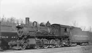 Negativo Norfolk & Western 2-8-0 #690 @ Bluefield, WV - Imagen 1 de 1