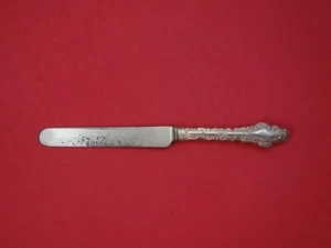Watteau by Durgin Sterling Silver Breakfast Knife Silverplate Blunt 8 1/4" - Picture 1 of 1