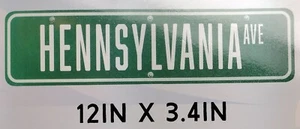 Hennsylvania Ave Pennsylvania Washington DC Weißes Haus Huhn Aufkleber Abziehbild - Bild 1 von 2