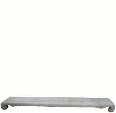 Banco o paso a paso de jardín bajo de 93" de largo Foto 1 de 4