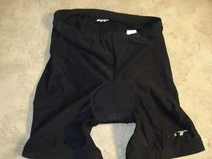 HT Black Men's Paddled Compression Bike Shorts size 40 - Picture 1 of 8