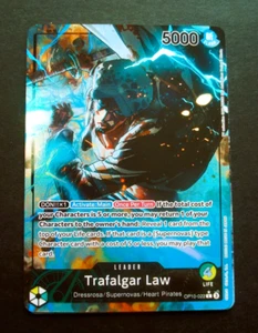 One Piece Trafalgar Law OP10-022 Alt Art HOLO Royal Blood Englisch NM - Bild 1 von 1