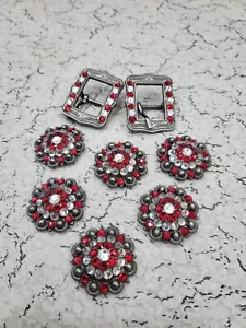 Decorated with Red white stones - Picture 1 of 2