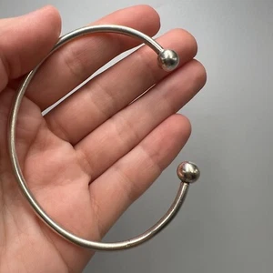 Vintage Armreif 925 Sterling Silber Armband Schmuck gestempelt 15 g - Bild 1 von 9