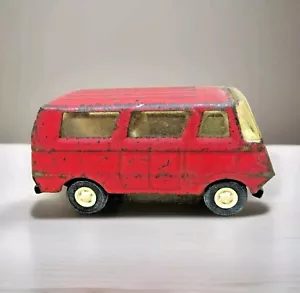 Mini Tonka Red Ford Van Pressed Steel #TK - Picture 1 of 9