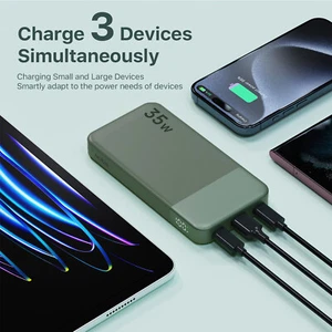 Power Bank 35W 10000mAh Portable Charger External Battery USB C For Mobile Phone - Picture 1 of 7