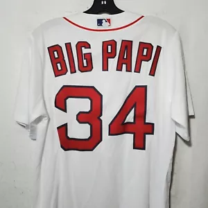 BIG PAPI Boston Red Sox David Ortiz #34 Jersey Small White Nike Engineered NWT  - Picture 1 of 11