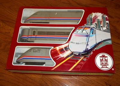 Upgraded LGB 91950 Amtrak Bullet Train Set G-Gauge with DCC & Rear Motor Works - Image 1 of 4