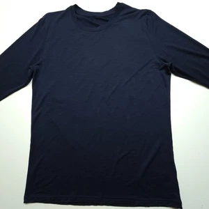 Camisa Loow Hombres XL Azul Pura Lana Merino Capa Base Dinamarca Ligera 0502 Caminata - Imagen 1 de 14