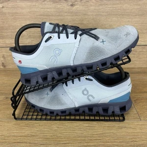On Cloud Shoes Men’s Size UK 7 X On Running Marathon Grey Blue Gym Trainers - Picture 1 of 15